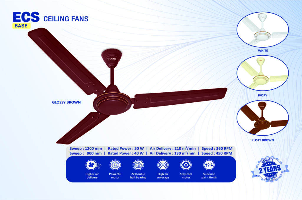 Best Rated Ceiling Fans By Lazer India
