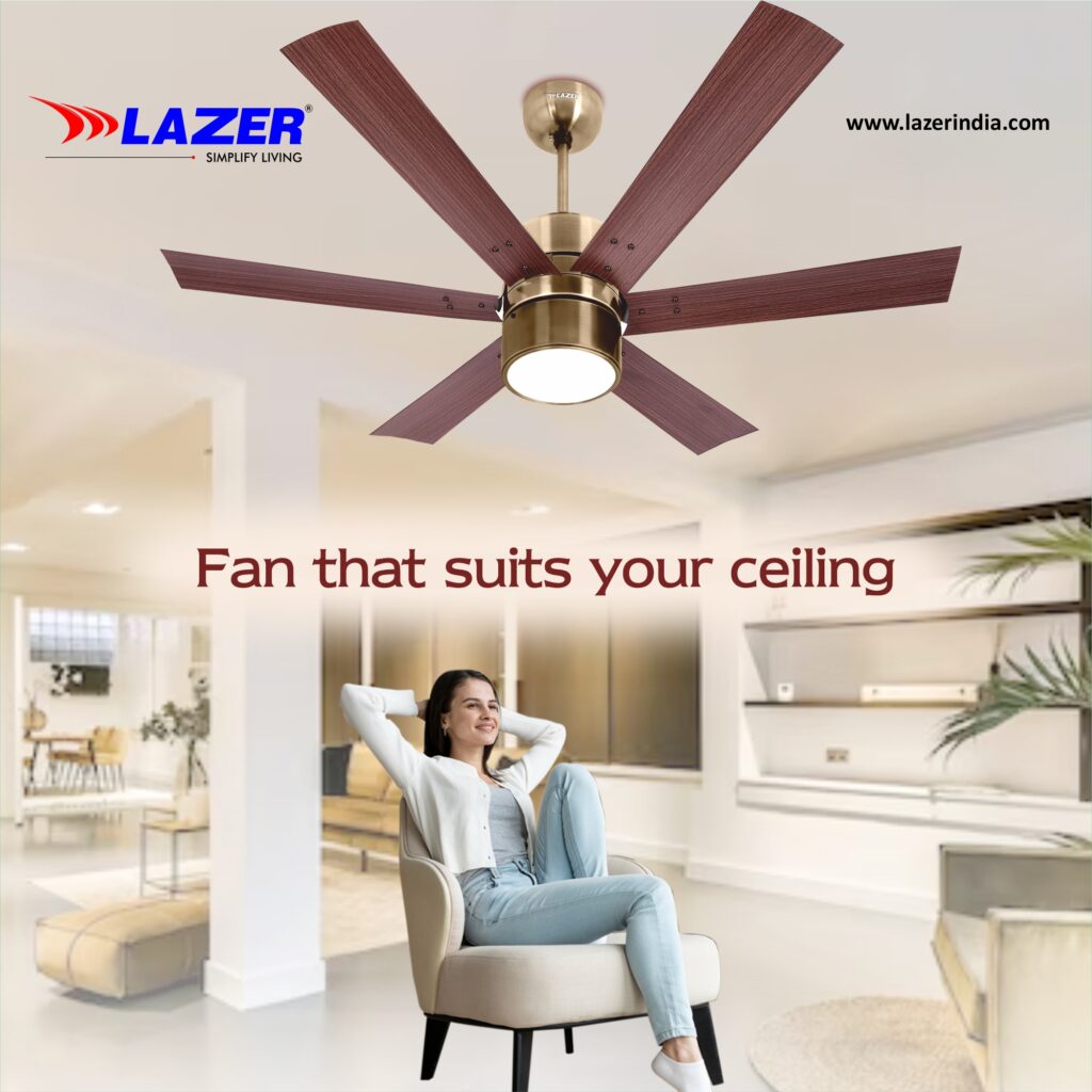 Decorative Ceiling Fans - Monarch by Lazer India