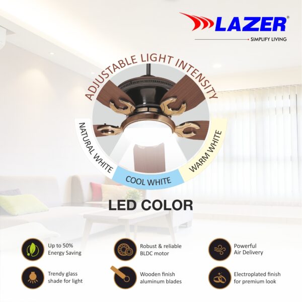 Lazer elite ceiling fan decorative ceiling fan