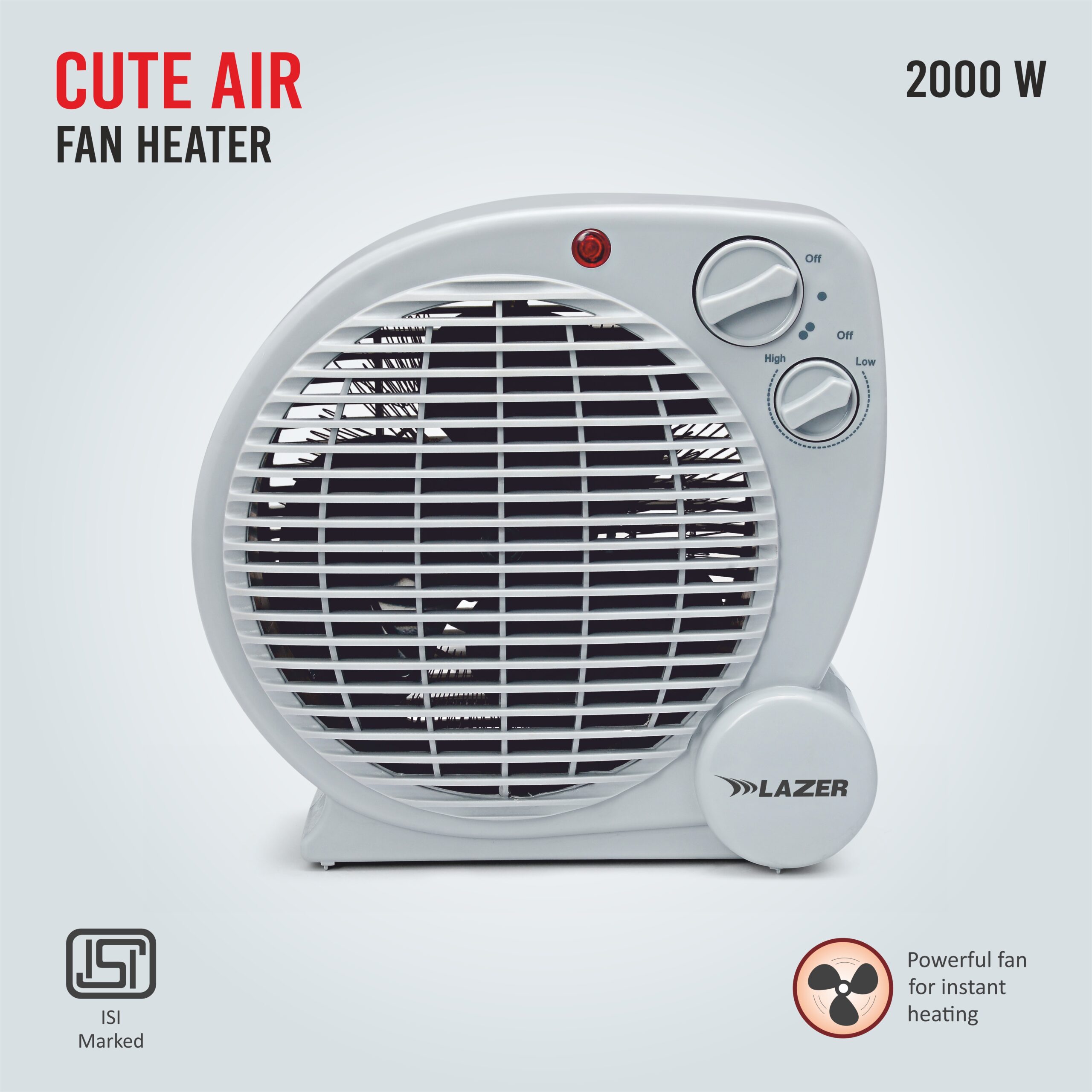 Lazer Cute Air Fan Room Heater